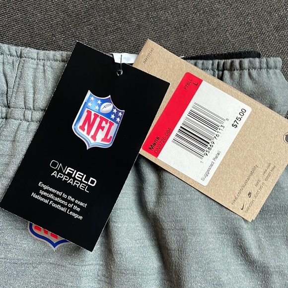 Men’s Grey Arizona Cardinals Nike Dry Fit Joggers - Picture 3 of 4